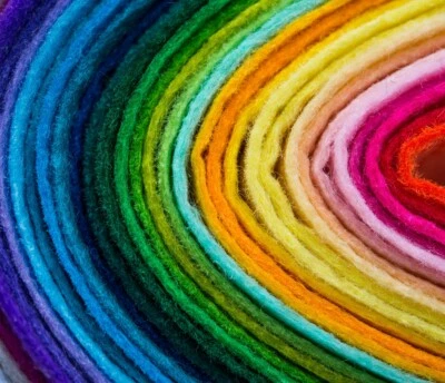 Filz Bastelfilz Filzstoff Dekostoff HaGa® 1,5m Br. (Meterware) div. Farben - Bild 1 von 4