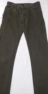 Rogue State Herren 30x32 dunkelolivgrün Moto Slim Hose - Bild 1 von 12