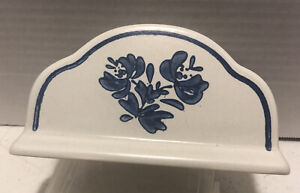 Pfaltzgraff Yorktowne pattern – a Table Napkin Holder  –  Blue Pattern