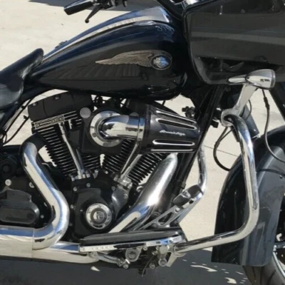 Harley Road Glide CVO 2013 kit de cubierta de filtro de admisión filtro de aire respirador pesado Foto 1 de 4