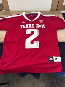 Johnny Manzel Texas A&M Jersey, Adidas Men's M, V-Neck - Picture 1 of 8