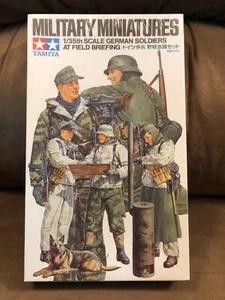 1/35 Tamiya Military Miniatures German Soldiers At Field Briefing  Sealed kit - Picture 1 of 2