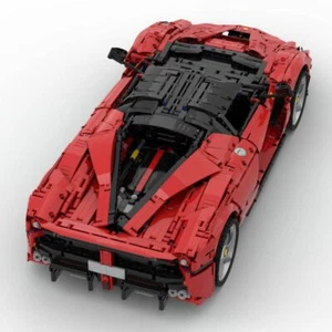 MOC-194680 Mid-engine, Mild Hybrid Sports Car 1/8 Scale 3636 Pieces Brand New - Picture 1 of 8