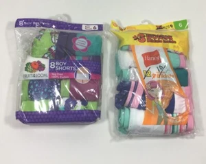 18 Pack Girl Underwear Size 6, Bikinis, Girl’s Boy Shorts, Undies - Picture 1 of 4