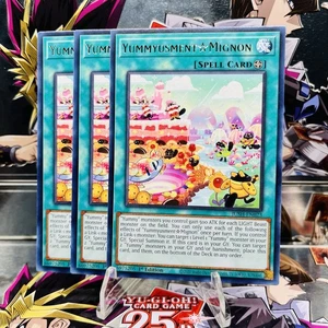 3x Yugioh Playset YummyusmentMignon JUSH-EN023 Rare 1st Ed Near Mint - Picture 1 of 1