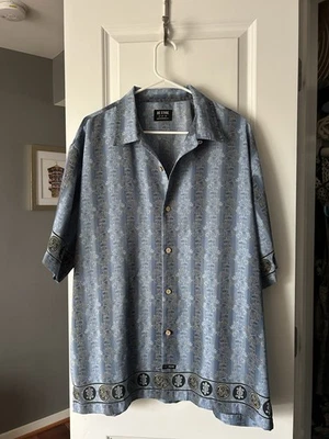 Vintage BC Ethic Mens Hawaiian Button Up Short Sleeve Shirt Size XL - Image 1 of 4