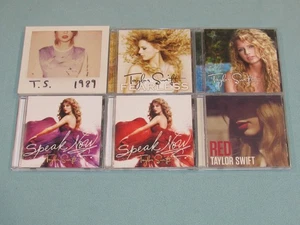 5 CD Lot: TAYLOR SWIFT - Swift, Fearless, Speak Now, Red, (ONLY case & art 1989) - Picture 1 of 22