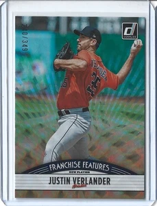 Justin Verlander 2019 Donruss Bronze Franchise Features w/Forrest Whitley #d/349 - Picture 1 of 2