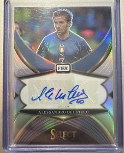 Alessandro Del Piero 2024-25 Panini Seleziona FIFA Silver Prizm Auto Italia - Foto 1 di 2