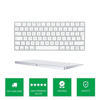 GENUINE APPLE MAGIC KEYBOARD 2 BLUETOOTH WIRELESS BLUETOOTH (A1644) - QWERTY UK - Image 1 of 4