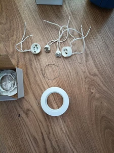 10Pcs 2" Downlight Fitting Holder, MR16 GU5.3 GU10 Lamp Holder, White - Afbeelding 1 van 6