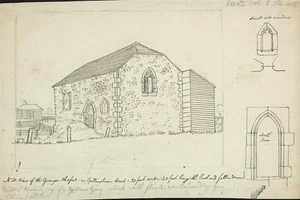 Gillingham Grange Chapel Kent - Feder & Tusche Zeichnung Ende 18. / Anfang 19. Jahrhundert - Bild 1 von 5