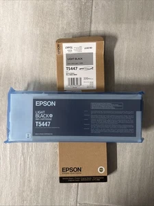 Neu versiegelt Epson T5447 hellschwarz Tintenpatrone für Stylus Pro 4000 9600 220ml - Bild 1 von 5