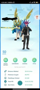 Poke Go - 93 Shiny Legendary - 14 Hundo Legendary - 914 Shines - Level 50 - Picture 1 of 24