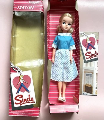 🩶 Sindy 🩶 1984 Vintage Funtime Sindy Doll With Box & Leaflet #42001 - Image 1 of 4