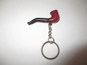RARE VINTAGE 1970s Keychain UNIQUE ONE HITTER PIPE 1-3/4'' LENGTH - Cool - Picture 1 of 5
