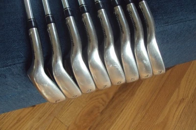 Lefty Taylormade RAC OS irons 3-PW lightmetal 95g stiff steel std length - Image 1 of 4