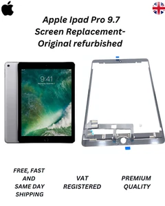 Apple Ipad Pro 9.7 Black Screen Replacement LCD Digitzer- Original rfb - Picture 1 of 3