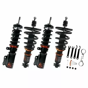K-SPORT ADJUSTABLE DAMPER COILOVERS FOR MAZDA 3 BK INC MPS 04-09 2.3L 2.0L - Picture 1 of 1