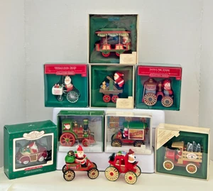 First TEN Hallmark Ornaments in the Here Comes Santa Series - 1979 to 1988 - Bild 1 von 12