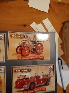 Lot Of Paper Flyers And Postcards  - Corgi American Fire Engine Classics