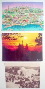 3 TARJETAS POSTALES VINTAGE SIN USAR **** ESPAÑA+TÚNEZ+ALEMANIA **** 3 CARTES POSTALES - Imagen 1 de 3