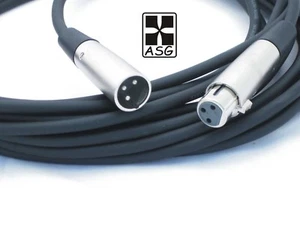 XLR to XLR Durable Connectors Professional Microphone Cord 75' Black - Picture 1 of 4