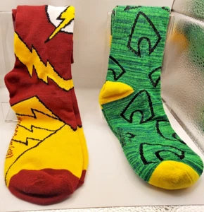 Juego de 2 pares de calcetines DC The Flash y Aquaman - talla única - Imagen 1 de 12
