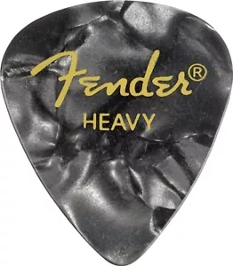 Genuino Fender 351 Premium Picks Negro Moto Pesada Paquete de 12 098-0351-943 - Imagen 1 de 1