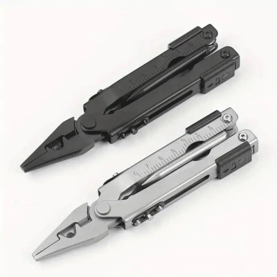 Outdoor Survival Multi Tool Pliers Stainless Steel Compact Folding Pocket Knife - Image 1 of 4