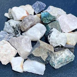 Bulk Clearance Discount Rough Raw Crystals Stones (5 or 10 Pounds) Mix Wholesale - Picture 1 of 2