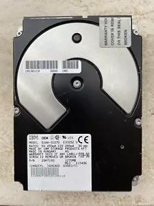 Disk IBM Deskstar 29H7187 DJAA-31270 1.2GB 4500U/Min 128KB Ata 3.5 " Pollici - Foto 1 di 3