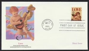 #2957 32c Love: Cherub, Fleetwood FDC **ANY 5=FREE SHIPPING** - Picture 1 of 1