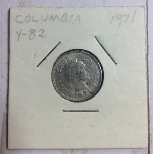1971 Columbia 10 Centavos Coin - Picture 1 of 2