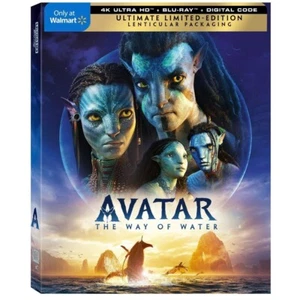 AVATAR - THE WAY OF WATER - 4K ULTRA HD/BLU-RAY - LENTICULAR SLIPCOVER - NEW! - Picture 1 of 5