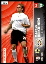 Panini Coca-Cola Championship (2007) Card - Markus Heikkinen Luton Town No. 147