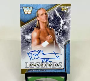 2017 Topps Legends of the WWE Legends Autographs LA-SM Shawn Michaels /199 HBK - Picture 1 of 4