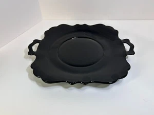 Vintage L.E. Smith, Black Amethyst, Handled Square Dish, Beautiful. - Picture 1 of 9
