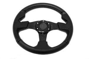 Volante 13.5 Polaris RZR Can-Am Maverick Universal Plano Todo Negro - Imagen 1 de 1