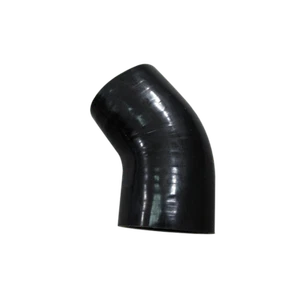 CX Elbow Black Silicon Hose Coupler 2" 45 Degree 2.5" Long for Intercooler Pipe  - Bild 1 von 1