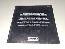 Livret De Précautions Sur La Santé Et La Sécurité - Nintendo DS - EUR - Bon État