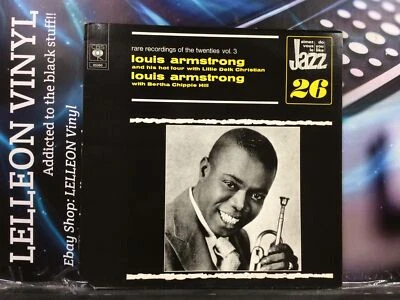 Louis Armstrong Hot Four Rare Rec Vol.3 LP Album Vinyl CBS65380 Jazz Blues 20’s - Image 1 of 4