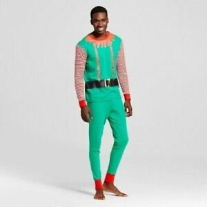 Men's Elf 2 Piece Christmas Pajamas Size L or XXL