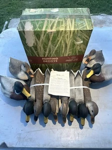 CARRY-LITE MALLARD SOFT BODY AQUA KEEL ECONOMY DUCK DECOY 12pk RARE #4220E NEW - Picture 1 of 6