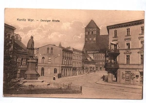 Cartolina Konitz Prussia occidentale via Danzica 1917 - Foto 1 di 2