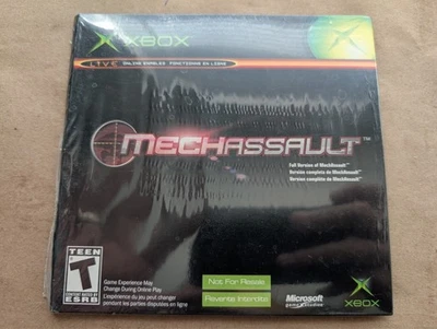 MechAssault 1 Not for Resale Sleeve Version Microsoft Xbox BRAND NEW SEALED! - Image 1 of 4