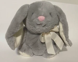 Conejo de Peluche de Pascua 10" Gris Muy Suave NUEVO - Imagen 1 de 3