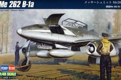HobbyBoss - Modellino Messerschmitt Me 262B-1A 1:48 I.KG(J)54 III/EJG 2,1 - Immagine 1 di 3