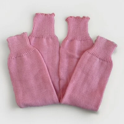 Calcetines calentadores de piernas para mujer de colección años 80 NOS acrílico 20" holgados años 90 rosa OSFA Foto 1 de 4