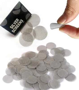 FREE UK DELIVERY 500 pcs Metal Pipe Screens Silver Filter Screens Gauzes Steel - Picture 1 of 6